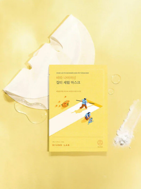 ROUND LAB Осветляющая тканевая маска для лица с ниацинамидом и витамином C / Vita Niacinamide, 20 мл 588169 28430 