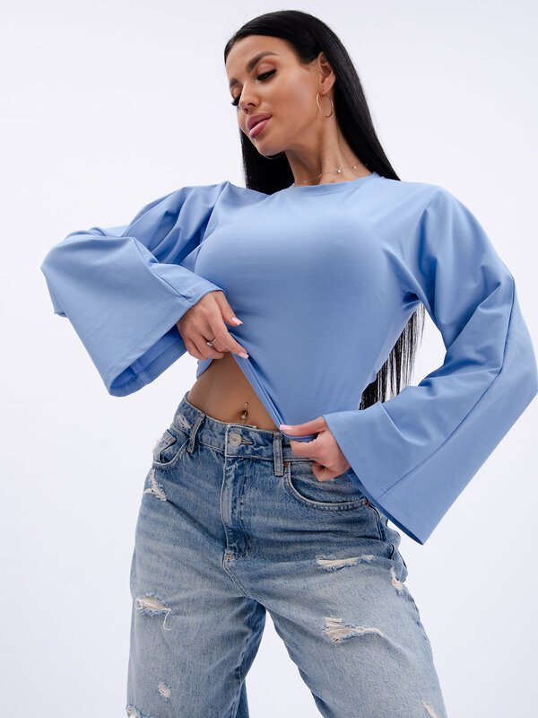 Malina Лонгслив 588178 1005г голубой