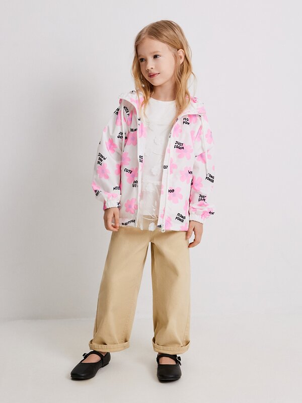 Acoola Куртка 588212 20220700013 белый принт