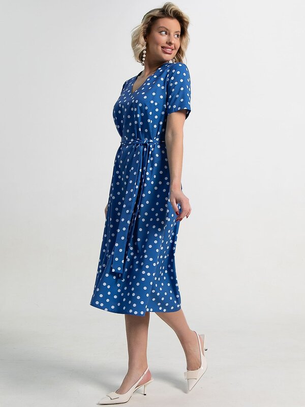 LT Collection Платье 588264 П15049-19М синий