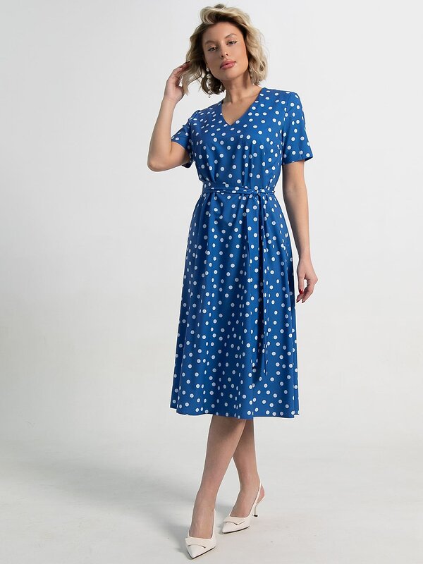 LT Collection Платье 588264 П15049-19М синий