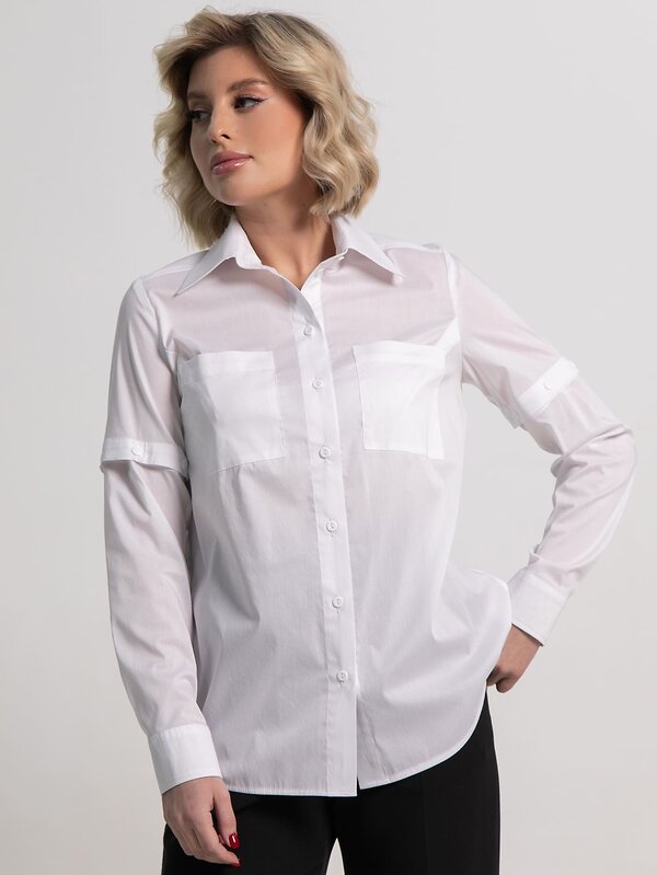 LT Collection Рубашка 588273 Б15296-13М белый