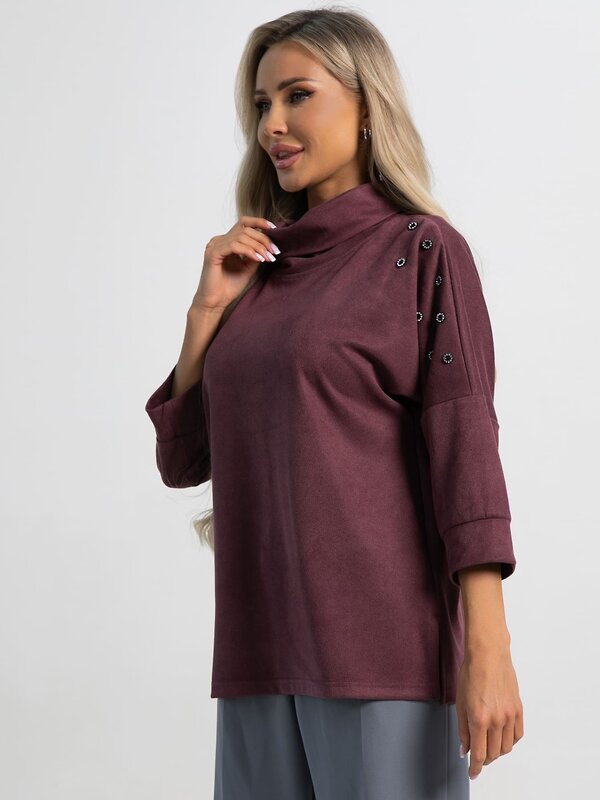 LT Collection Джемпер 588277 Б15465-4М фиолетовый