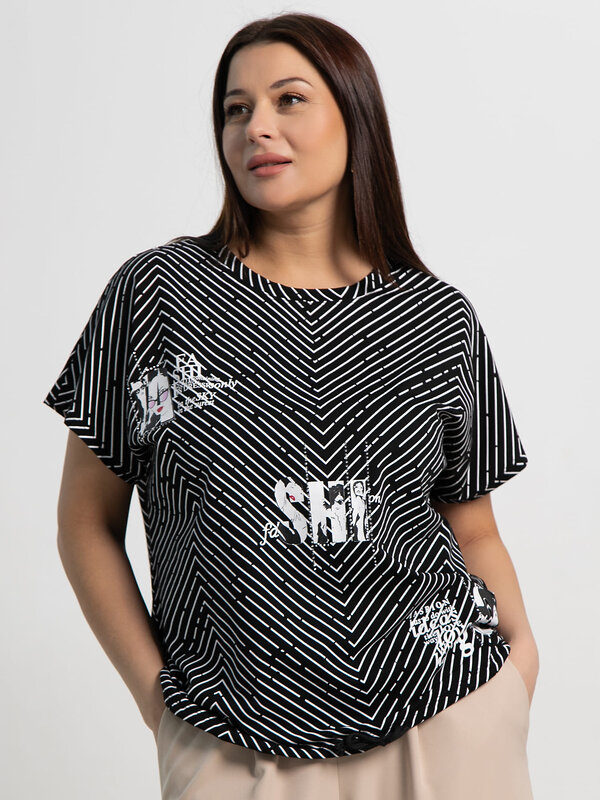 LT Collection Блуза 588281 Б15461-20М черный