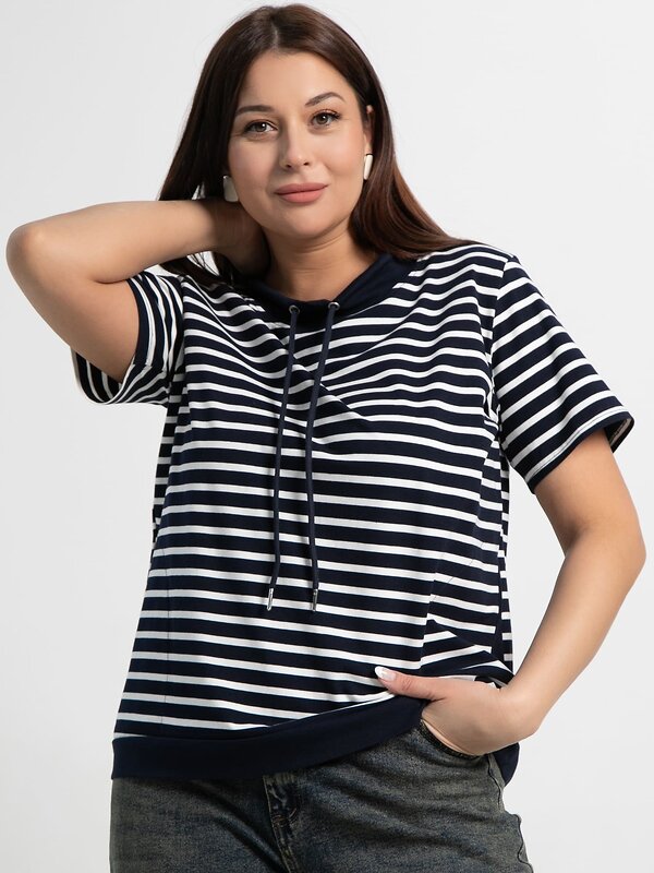 LT Collection Блуза 588282 Б15459-20М синий