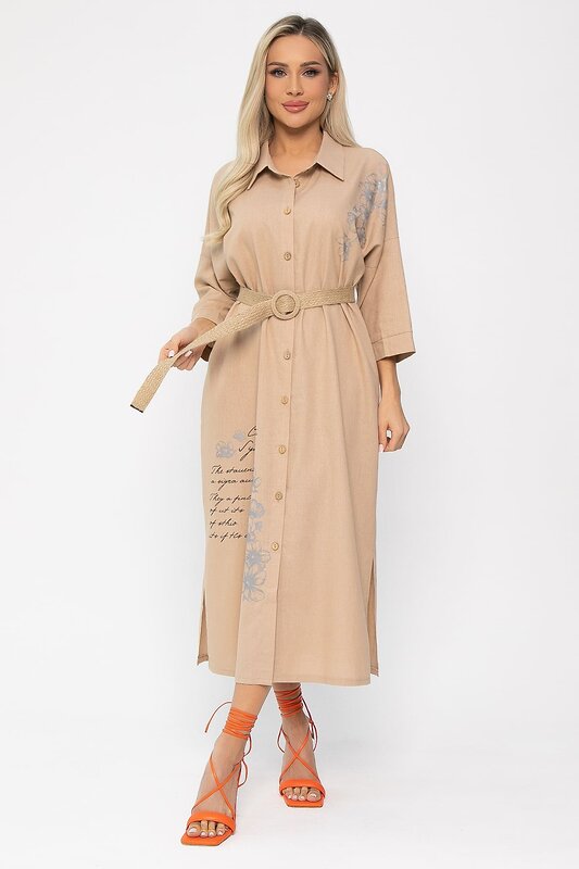 LT Collection Платье 588283 П15469-7М бежевый