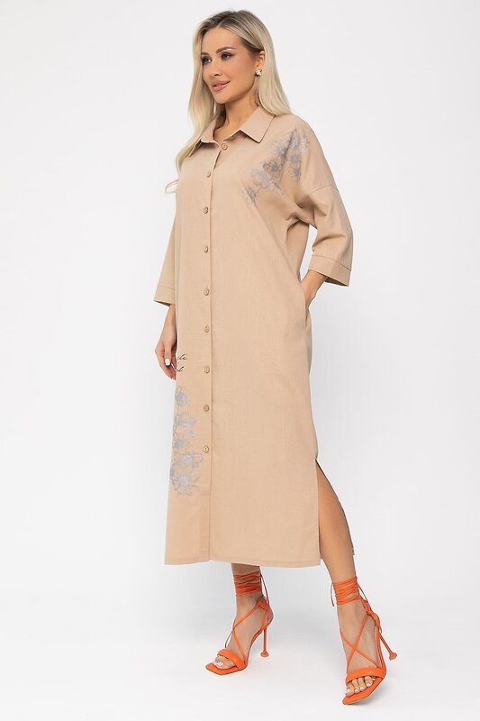 LT Collection Платье 588283 П15469-7М бежевый