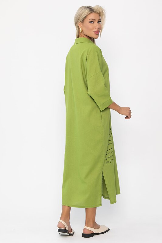 LT Collection Платье 588289 П15470-7М зеленый