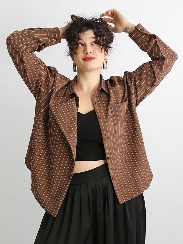 Соль&Перец Блузка 588290 SP25683 темно-бежевый