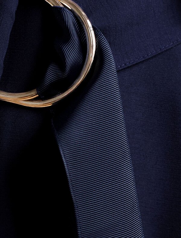 VILATTE Платье 588306 D22.292 темно-синий