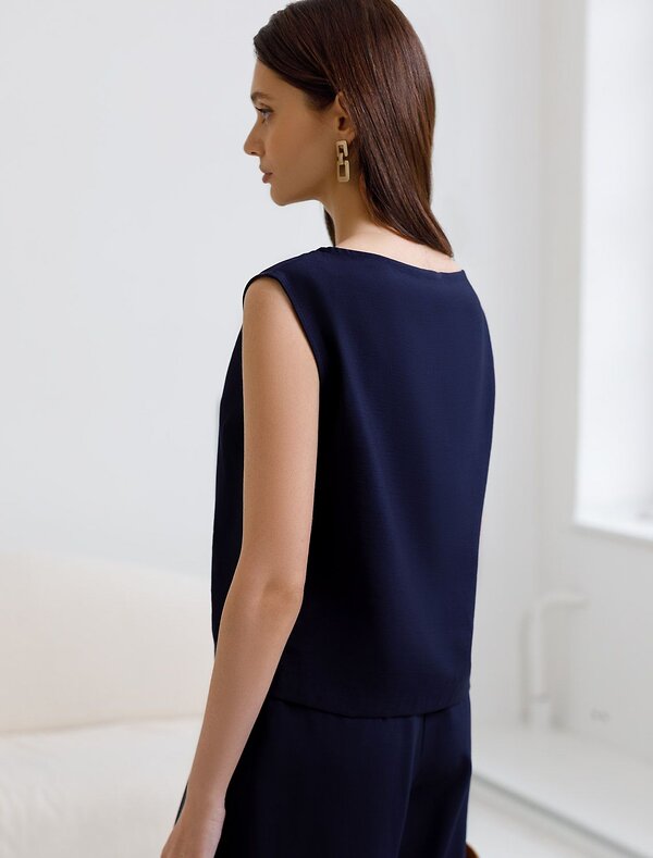 VILATTE Топ 588314 D23.079 темно-синий