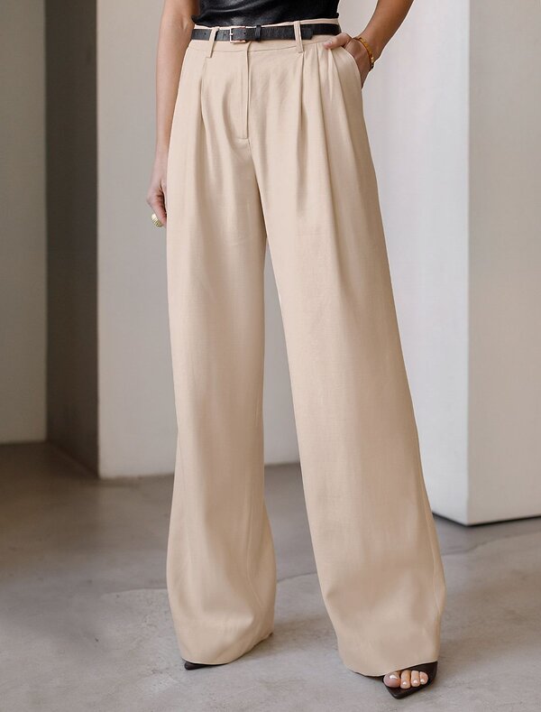 VILATTE Брюки 588318 D24.313 овсяный