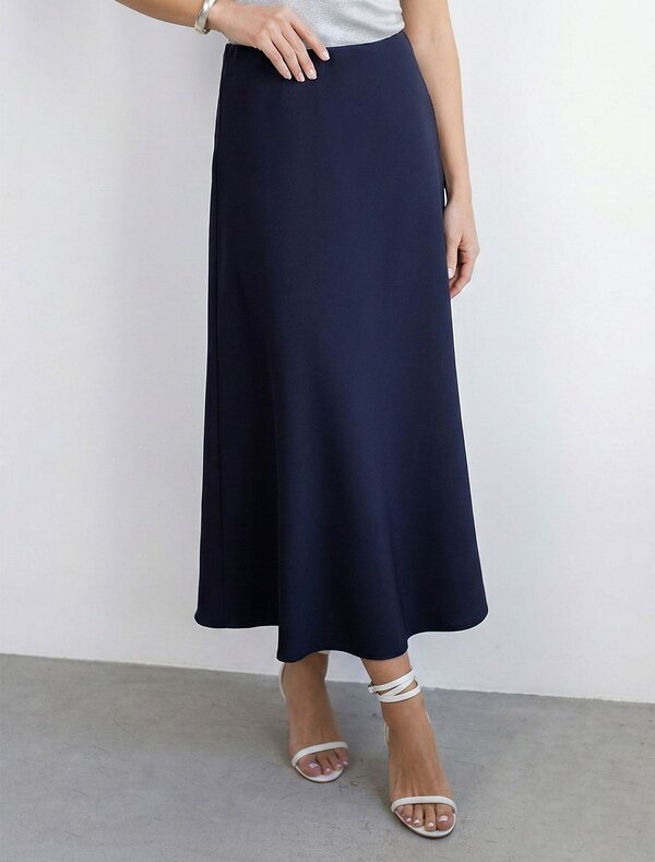 VILATTE Юбка 588325 D26.208 темно-синий