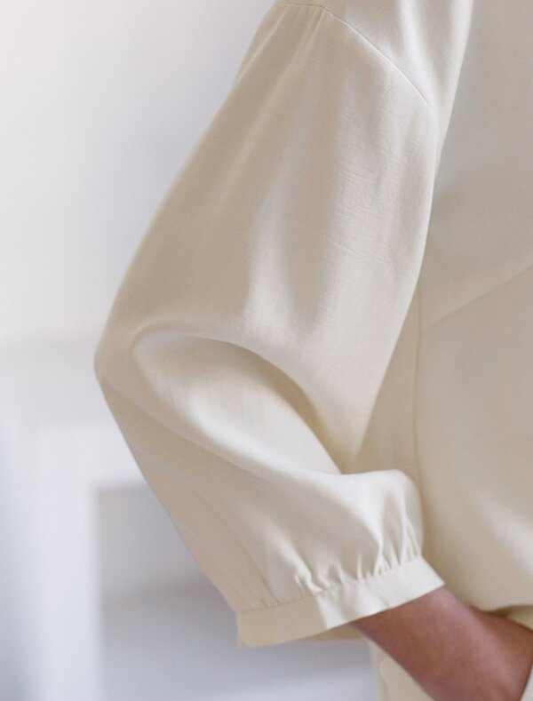 VILATTE Блузка 588335 D29.356 натуральный белый