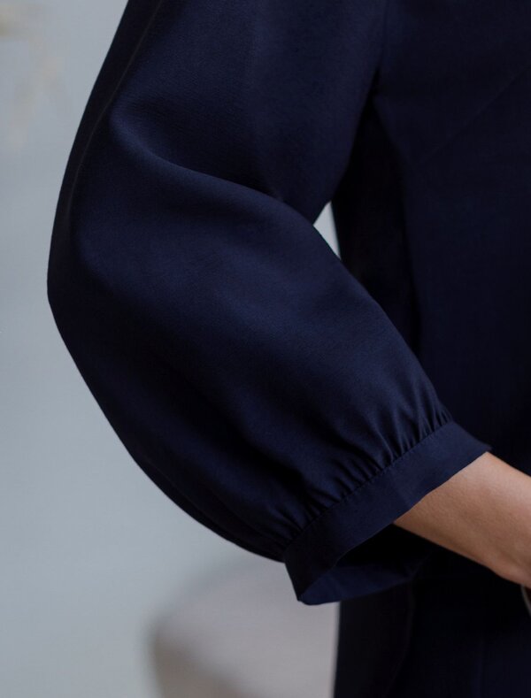 VILATTE Блузка 588337 D29.356 темно-синий