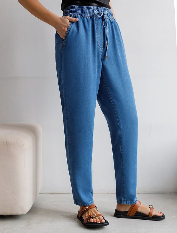 VILATTE Брюки 588346 D54.257 светло-синий