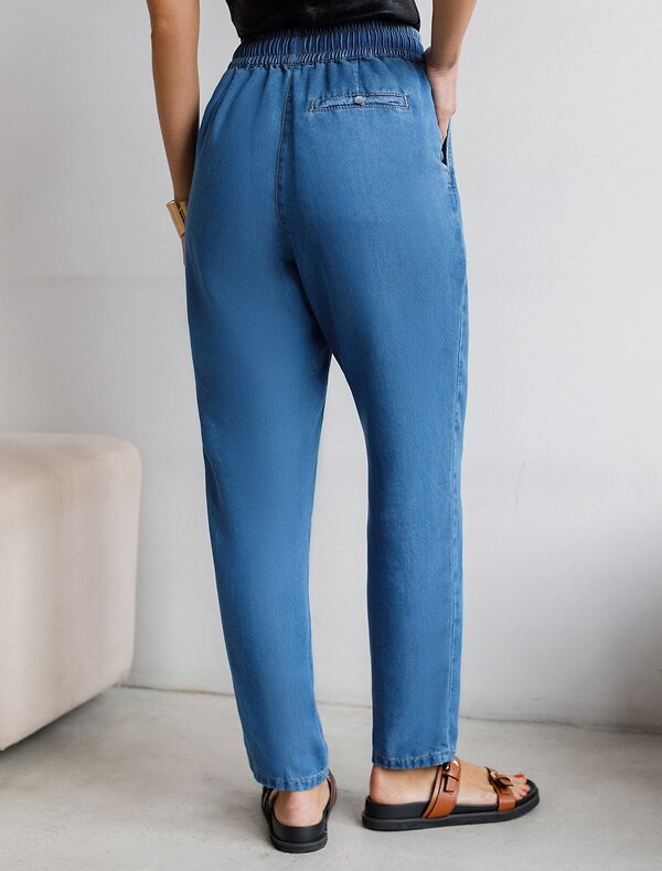 VILATTE Брюки 588346 D54.257 светло-синий