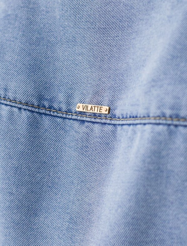 VILATTE Блузка 588350 D59.020 светло-голубой