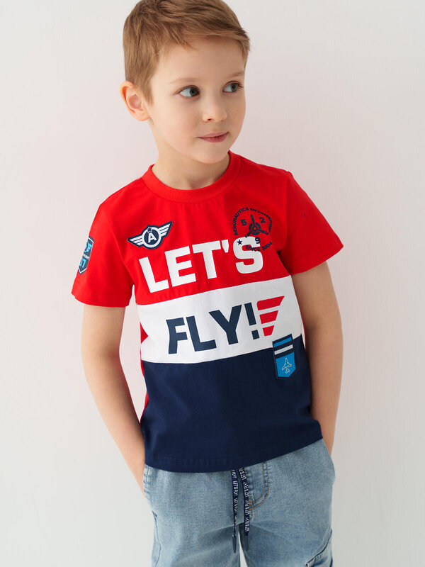 PLAYTODAY Фуфайка 588355 12612035 тёмно-синий,красный