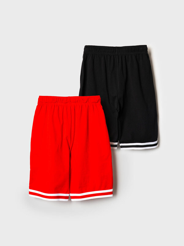 PLAYTODAY Шорты 588373 12611043 черный,красный