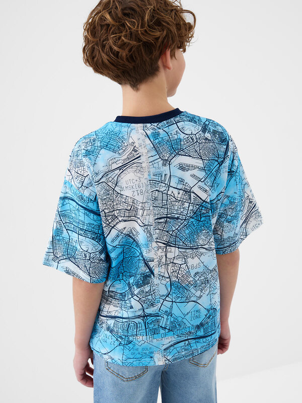 PLAYTODAY Фуфайка 588437 12611469 белый,тёмно-синий,голубой