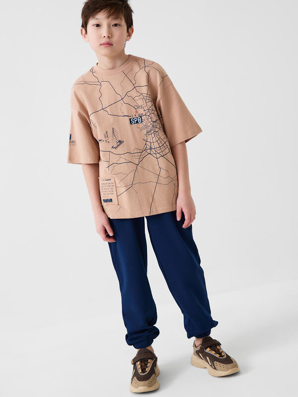 PLAYTODAY Фуфайка 588438 12611470 бежевый