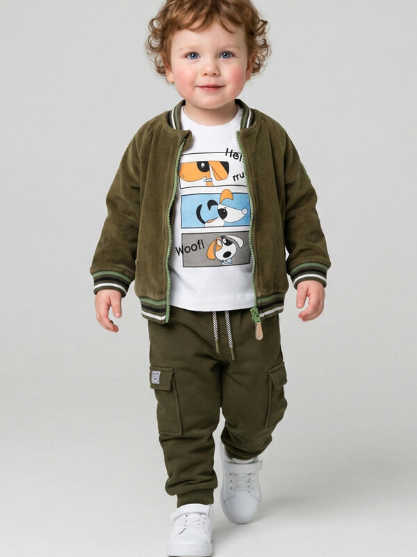 PLAYTODAY Толстовка 588475 12613126 темно-зеленый