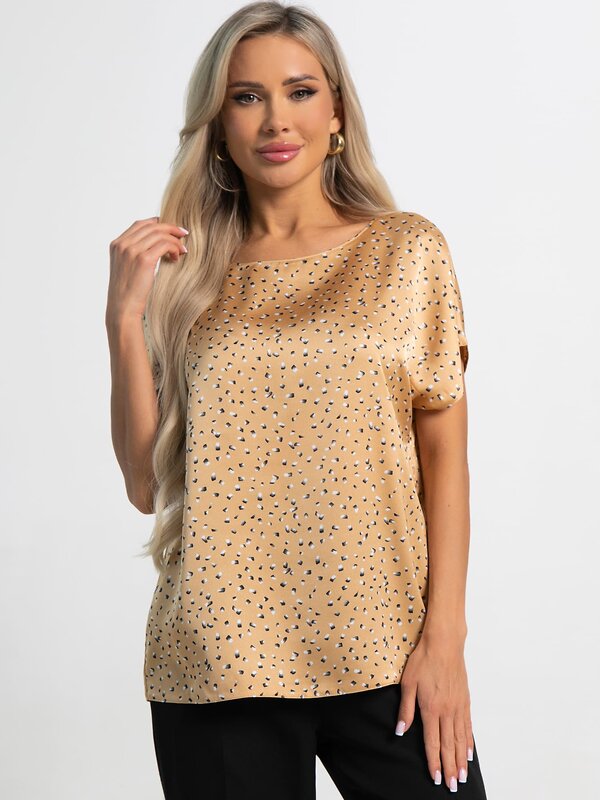 LT Collection Блуза 588488 Б15444-50М бежевый