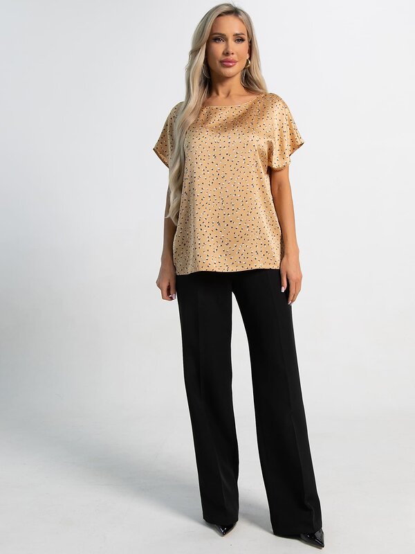 LT Collection Блуза 588488 Б15444-50М бежевый