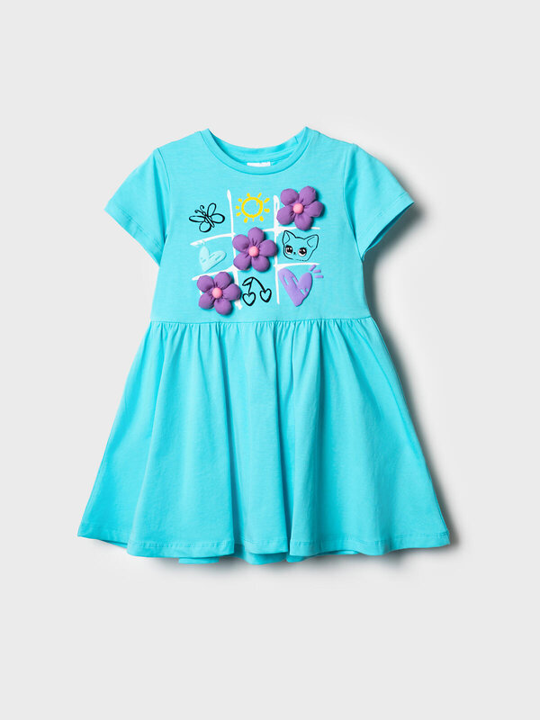 PLAYTODAY Платье 588491 12622443 бирюзовый