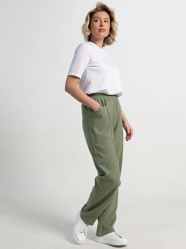 LT Collection Брюки 588496 Б15256-19М оливковый
