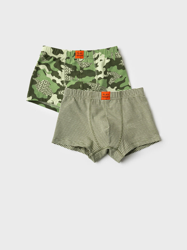 PLAYTODAY Трусы 588529 12611346 темно-зеленый,светло-зеленый,зеленый