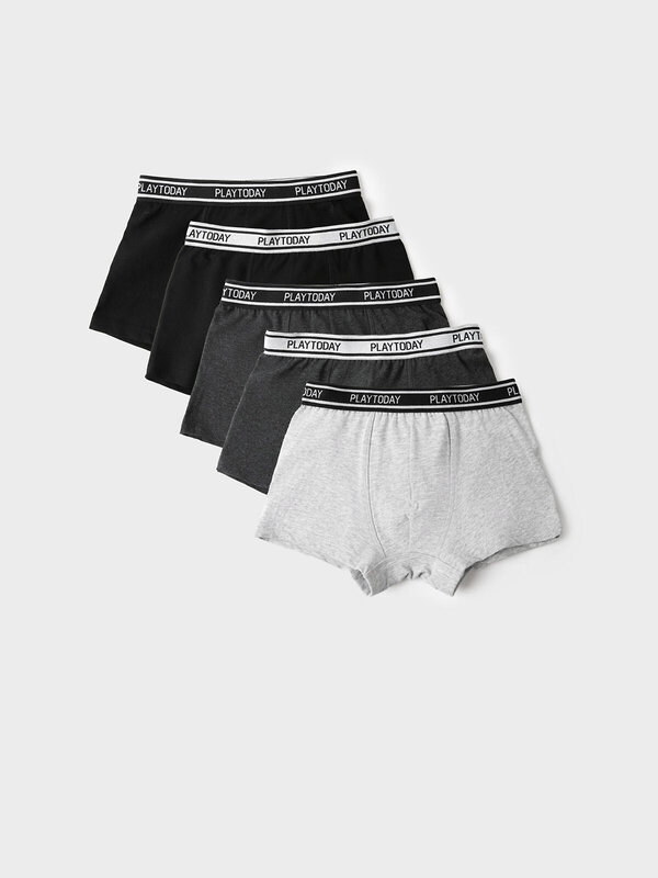 PLAYTODAY Трусы 588532 12611348 черный,серый меланж,черный