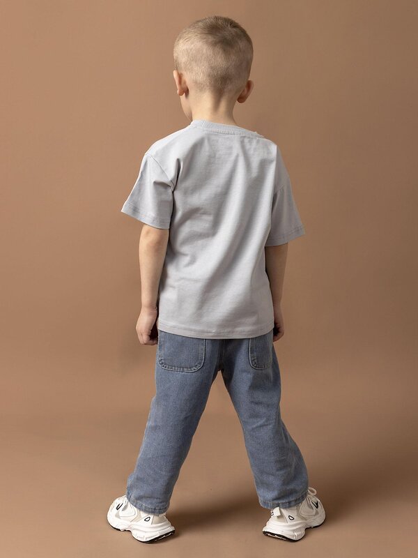 BATIK Футболка 588565 039_ЛС26 Св. серый