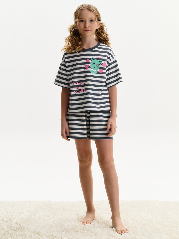 PELICAN Пижама 588570 WFATH3389U Серый