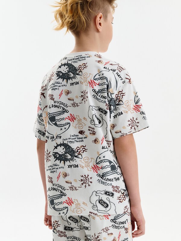 PELICAN Футболка 588572 BFT3389/8U Молочный