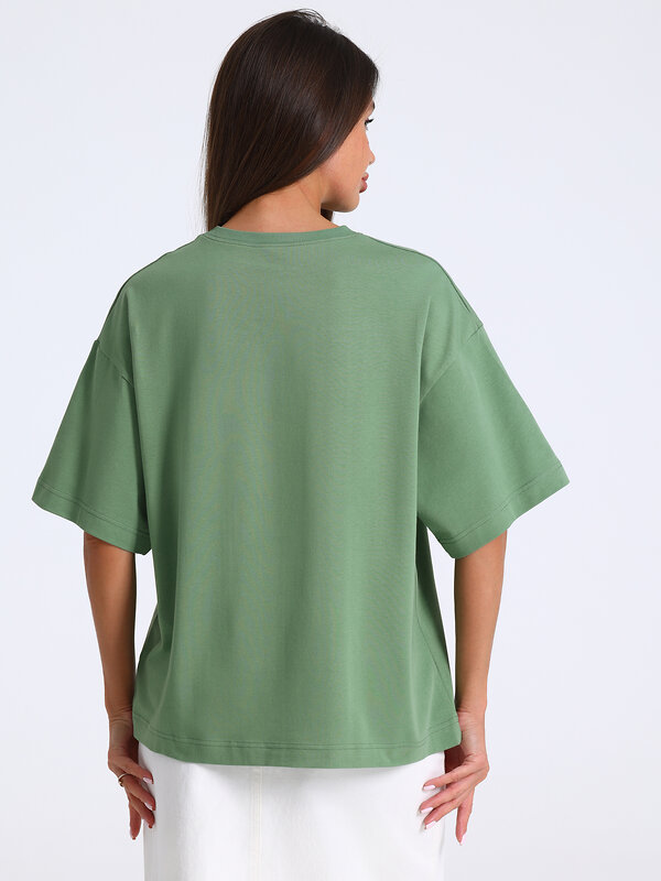 Апрель Футболка 588611 1ЖДФК4661804 зеленый