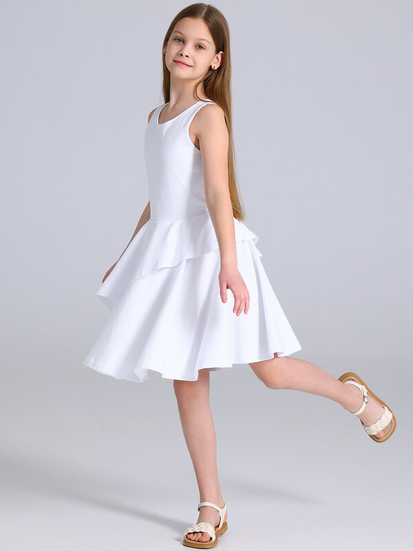 Апрель Платье 588615 1ДПБ5093804 белый