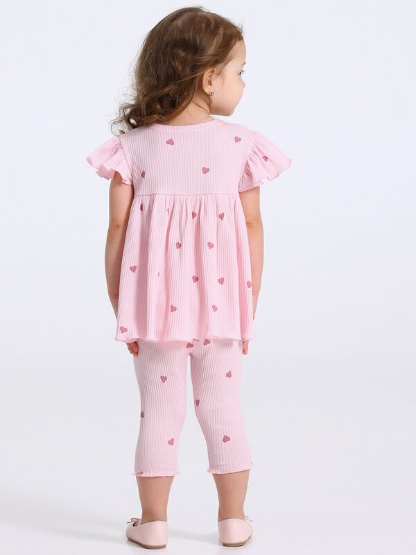 Апрель Комплект 588619 2ЯТБ5921223н розовые сердечки на светло-розовом