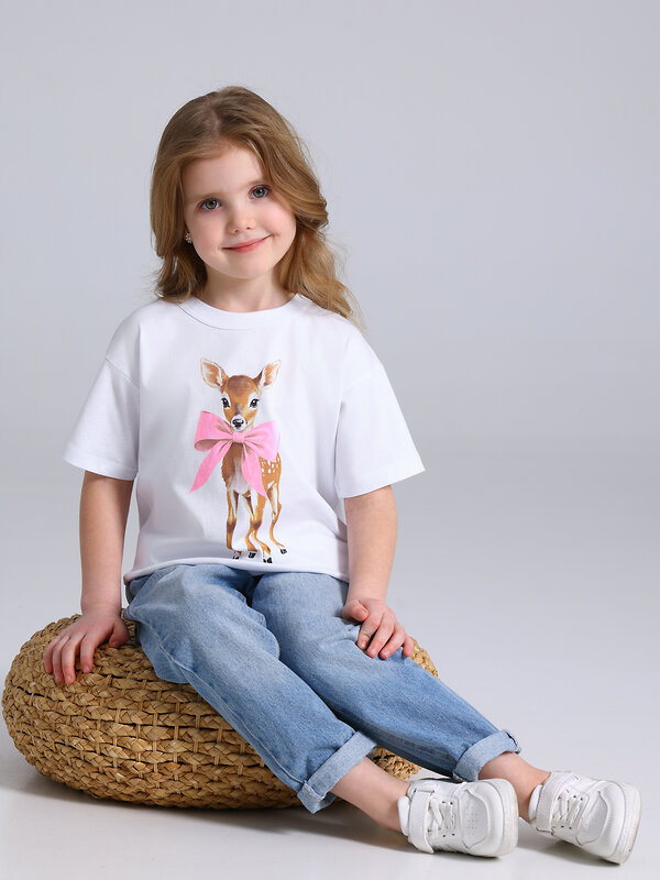 Апрель Футболка 588624 1ДДФК5059001 белый