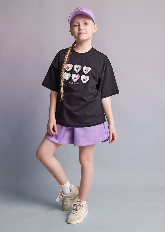 CLEVER Шорты 588665 867393/15ан фиолетовый/св.фиолетовый