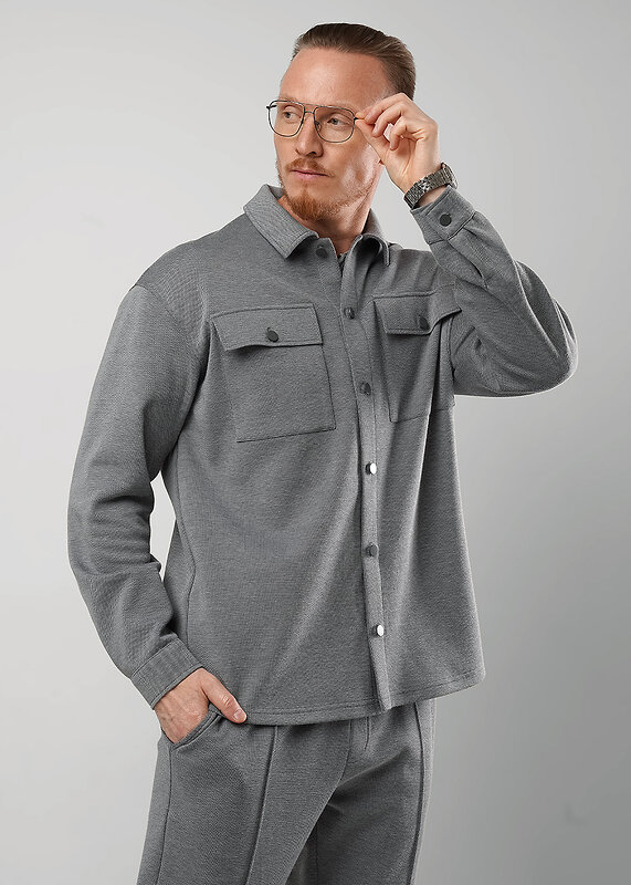 CLEVER Куртка 588676 562699/13ииж т.серый/серый