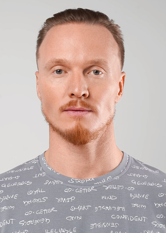 CLEVER Футболка 588679 562475/13зн серый/белый