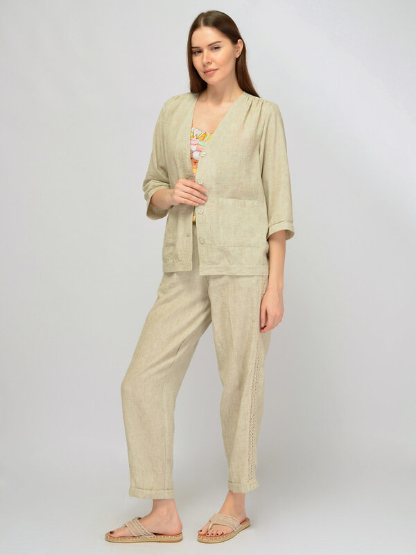 VISERDI Жакет 588704 10422-срз 6561015 бежевый