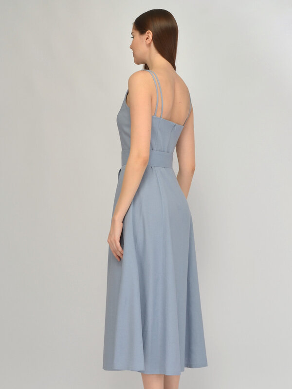 VISERDI Платье 588707 10435-глб 4561690 джинсовый