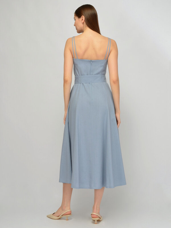 VISERDI Платье 588707 10435-глб 4561690 джинсовый