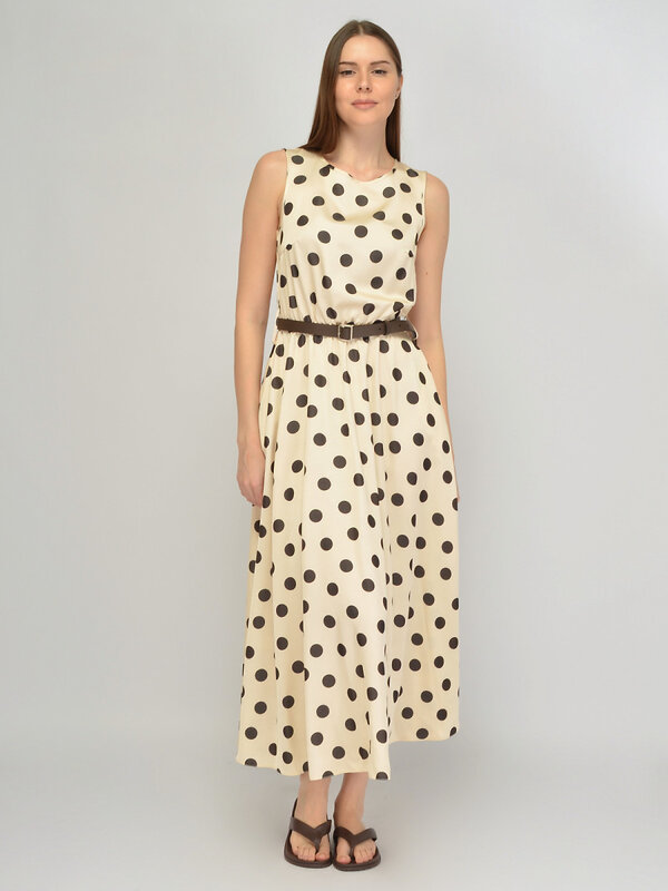 VISERDI Платье 588709 10338-бжг 4561380 бежевый