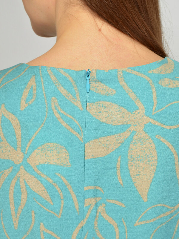 VISERDI Блузка 588713 10462-брз 156785 бирюзово-бежевый