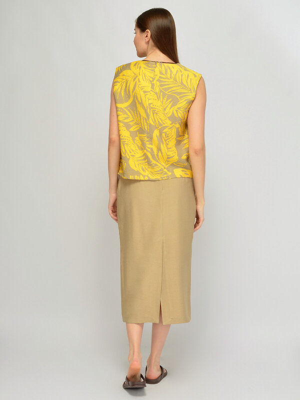 VISERDI Блузка 588714 10462-жлб 156785 желто-коричневый