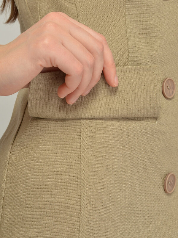 VISERDI Платье 588720 10009-беж 4561540 бежевый